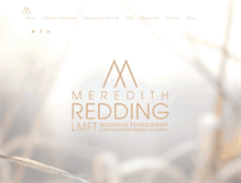 Tablet Screenshot of meredithredding.com